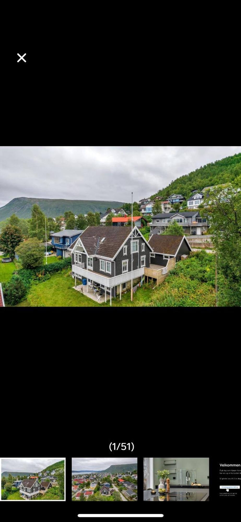 Sokkelleilighet Naert Fjellheisen Apartment ทรอมโซ ภายนอก รูปภาพ